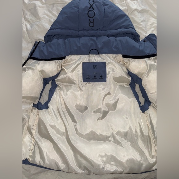 Roxy Light Blue Hooded Vest - Picture 4 of 4